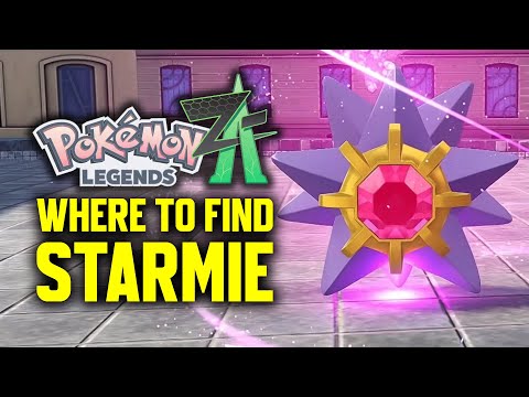 Pokemon Legends ZA - How to get Starmie (Starmie Location)