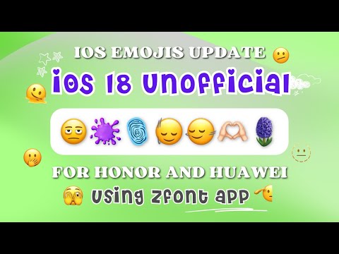 iOS Emoji on Android: iOS 18 Unofficial Emoji Update for Huawei and Honor phones!