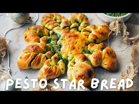 12 DAYS OF HOLIDAY RECIPES: DAY 2 PESTO STAR BREAD