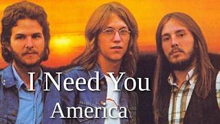 I Need You (America) Guitar Lesson