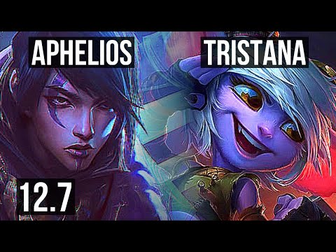APHELIOS & Karma vs TRISTANA & Yuumi (ADC) | Penta, 11/1/8, Legendary | KR Diamond | 12.7