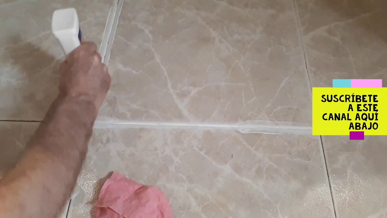 Como BLANQUEAR las juntas de BALDOSAS y azulejos del suelo y paredes