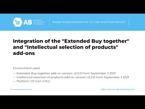 Dynamic filling of products in Buy together combinations for CS-Cart and Multi-Vendor