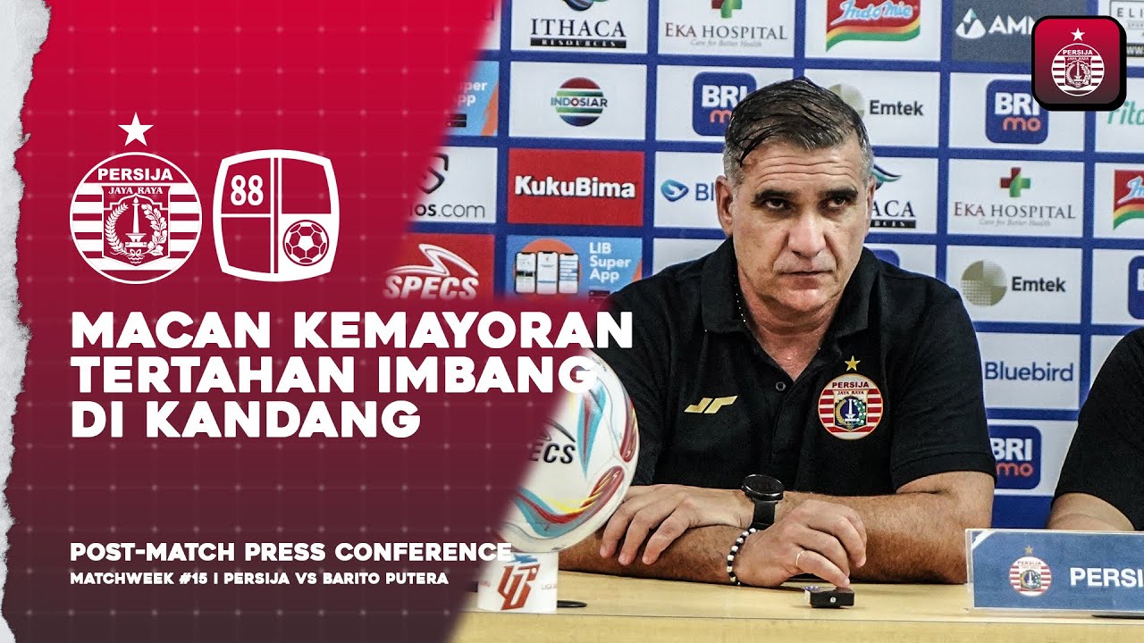 Skuad Macan Kemayoran Tertahan Imbang di Kandang | Press Conference