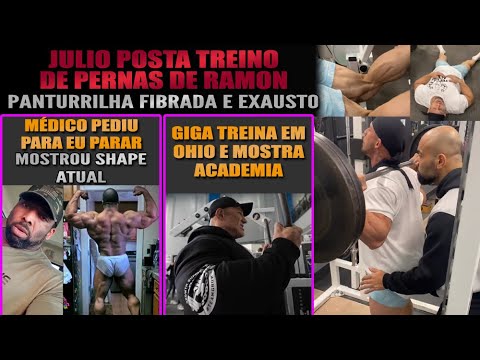 O último treino de pernas do Ramon antes do Show + Cedric conta o que o tirou do Arnold 2022 + Giga