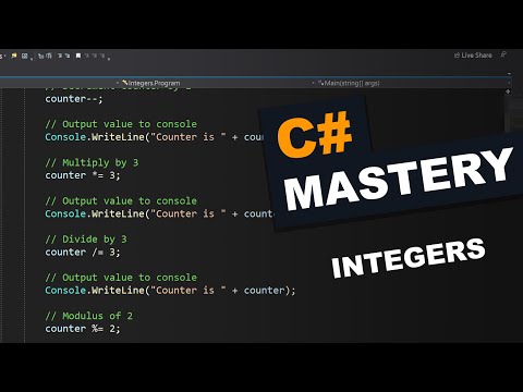 Integer Variables C Mastery Course