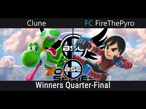 Clune (Yoshi) VS FC | FireThePyro (Mii Brawler) | NOTCADE Series #62 - Winners Quarters