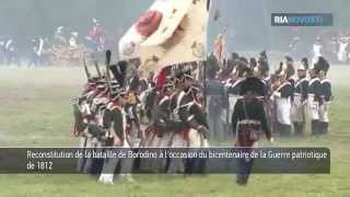 preview picture of video 'Bicentenaire de 1812: la bataille de Borodino'