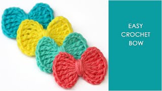 How to Crochet a Bow | Easy Crochet Bow