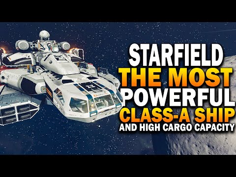 Starfield , The MOST POWERFUL CLASS-A SHIP Early! Starfield Ship Building Guide