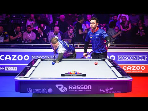 Match 9 | David Alcaide/Eklent Kaçi vs Jeremy Jones/Chris Reinhold | 2021 Mosconi Cup