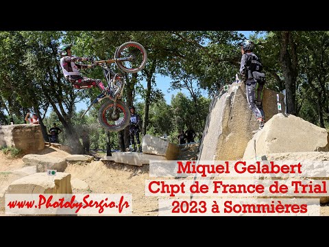 Miquel Gelabert - Championnat de France de trial 2023 à Sommières