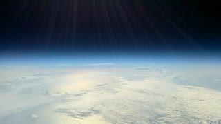 preview picture of video 'Raspberry PI in stratosphere with high altitude balloon - Launch and flight videos'