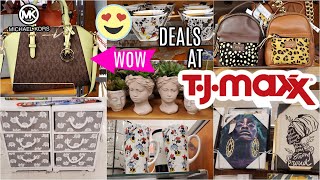 SHOPPING AT TJ MAXX DESIGNER HANDBAGS DRESS FOR LESS JEWELRY KITCHEN IDEAS SHOP WITH ME 2022