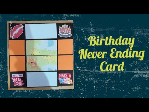 Birthday never ending card || Tajinder Singh