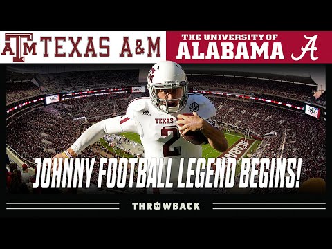 The Game that Made Johnny Manziel Famous! (#15 Texas A&M vs. #1 Alabama 2012, November 10)