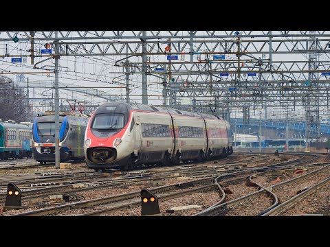 TAURUS IN DOPPIA TRAZIONE SIMMETRICA - TRENI EUROCITY NELLA STAZIONE DI PADOVA