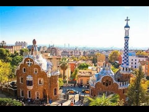 Park Güell Barcelona  in Ultra 4K