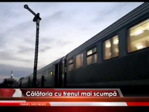 Călătorii mai scumpe cu trenul – VIDEO