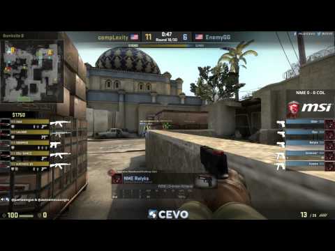 EnemyGG vs compLexity Game 1 (CEVO-P CS:GO Season 8) - Sabo & AwesomeSauce