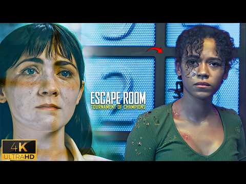 Scena z finałowym zwrotem akcji | Escape Room 2 (2021) | Mistrz łamigłówek ujawniony