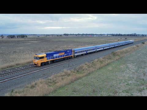 NR101 Leads 5AM8 "The Overland" JBRE Passenger Train (21/4/2022) - PoathTV Railways