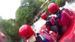 preview picture of video 'White Water Rafting Third Run'