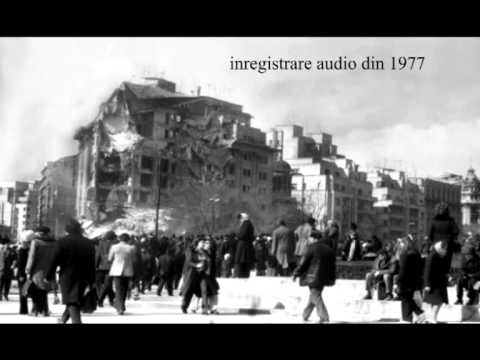 Cutremurul din 1977 - Inregistrare audio