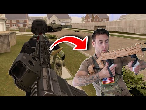 Realistic Military VR Gun
