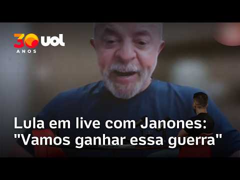 Lula faz live com Janones após debate na Globo: ‘A gente vai ganhar essa guerra’; vídeo