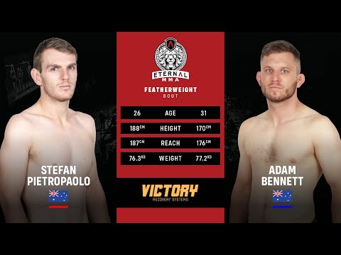 ETERNAL MMA 60 - STEFAN PIETROPAOLO VS ADAM BENNETT - MMA FIGHT VIDEO