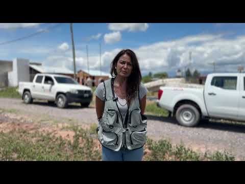 Asistencia a familias de La Viña tras el temporal registrado en las últimas horas