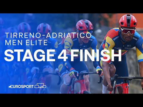 An ELECTRIFYING sprint finish ⚡️ | Stage 4 Finish Tirreno-Adriatico 2024 | Eurosport Cycling