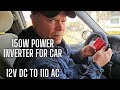 150W Car Power Inverter 12V DC To 110V AC Converter