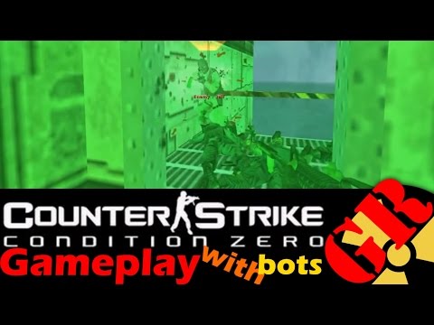 Counter-Strike: Condition Zero gameplay with Hard bots - Oilrig - Counter-Terrorist
