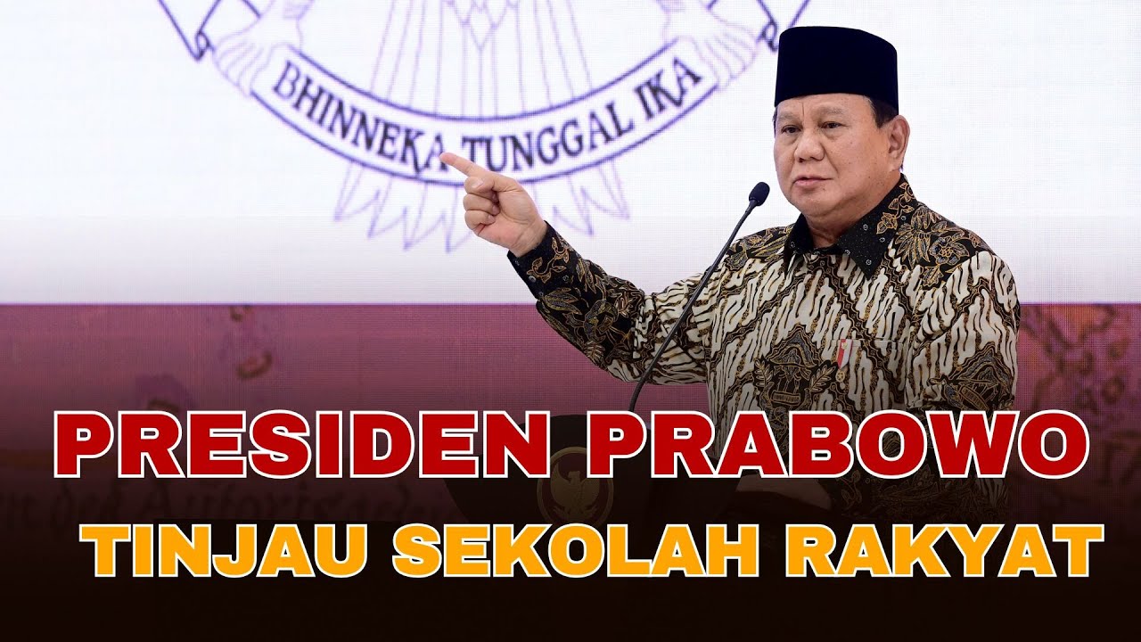 🔴LIVE Presiden Prabowo Tinjau Sekolah Rakyat (11/09)