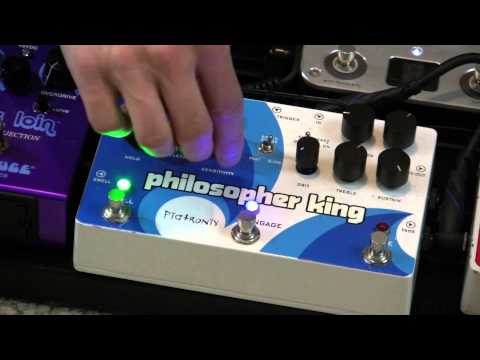 Philosopher King Pigtronix Compressor Sustainer Swell Fade Review Demo w worship leader Jared Stepp