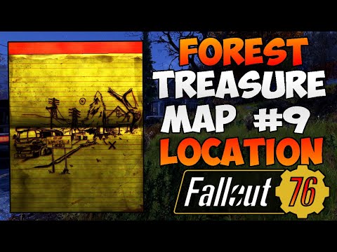 Forest Treasure Map 9 Location - Fallout 76