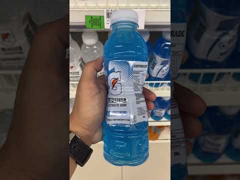 GATORADE BLUE BOLT SPORTS DRINK #shorts