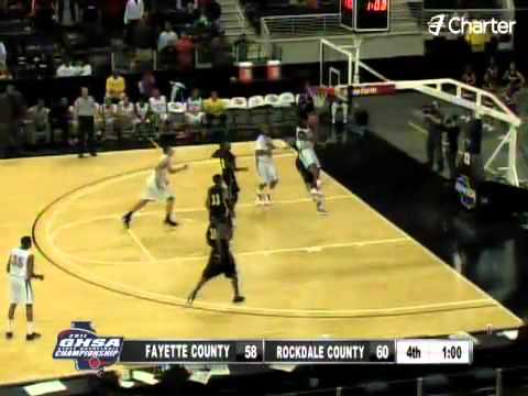 Rockdale County G Bernard Thompson Hangs in the Air for the Layup