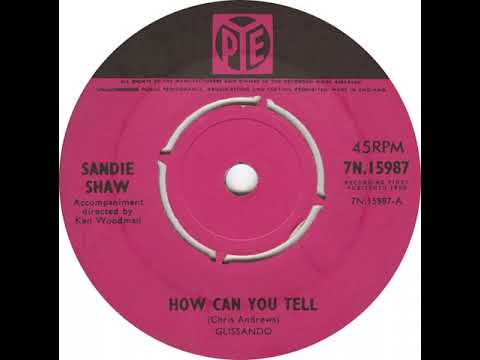 UK New Entry 1965 (297) Sandie Shaw - How Can You Tell