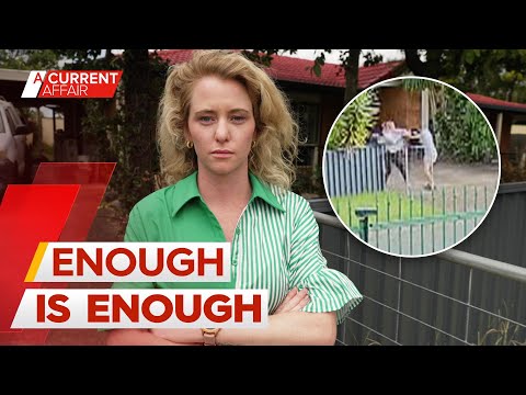 Mum bashed in front yard after standing up to youths tormenting her street | A Current Affair