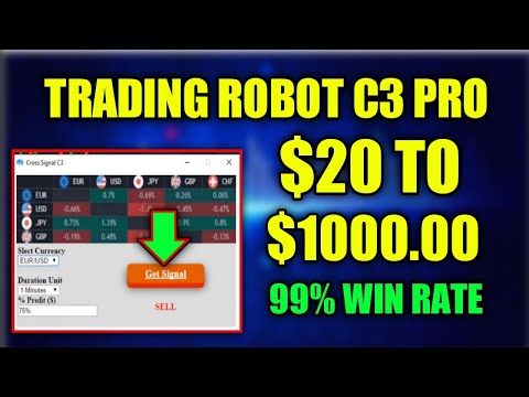 Best Trading Robot c3 Pro 2023 - $20 to $1000 - 99% Win Rate