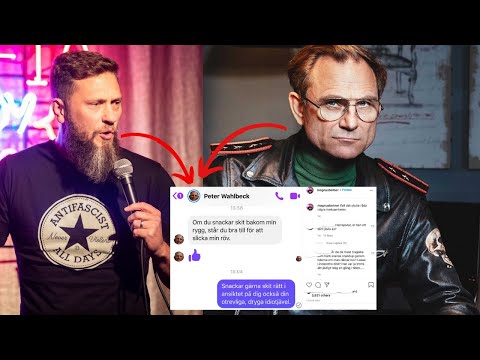 Peter Wahlbeck slår tillbaka mot Magnus Betnér