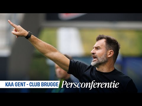 🎙️ Persconferentie na KAA Gent - Club Brugge