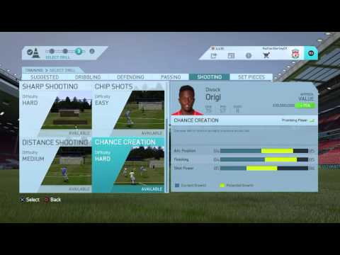 Fifa 16 - All training drills !!