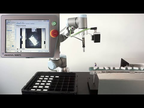VISOR® Robotic Application Example: Picking parts from a conveyor belt