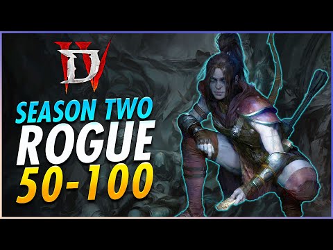 Season 2 Best Rogue Build For End Game Is NUTS! 50-100 Guide - Diablo 4