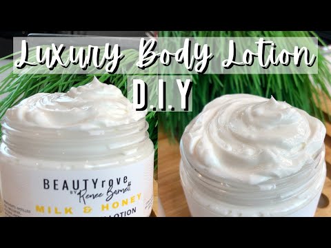 How to Make Homemade Body Moisturizer | Beginner DIY LUXURY Body Lotion