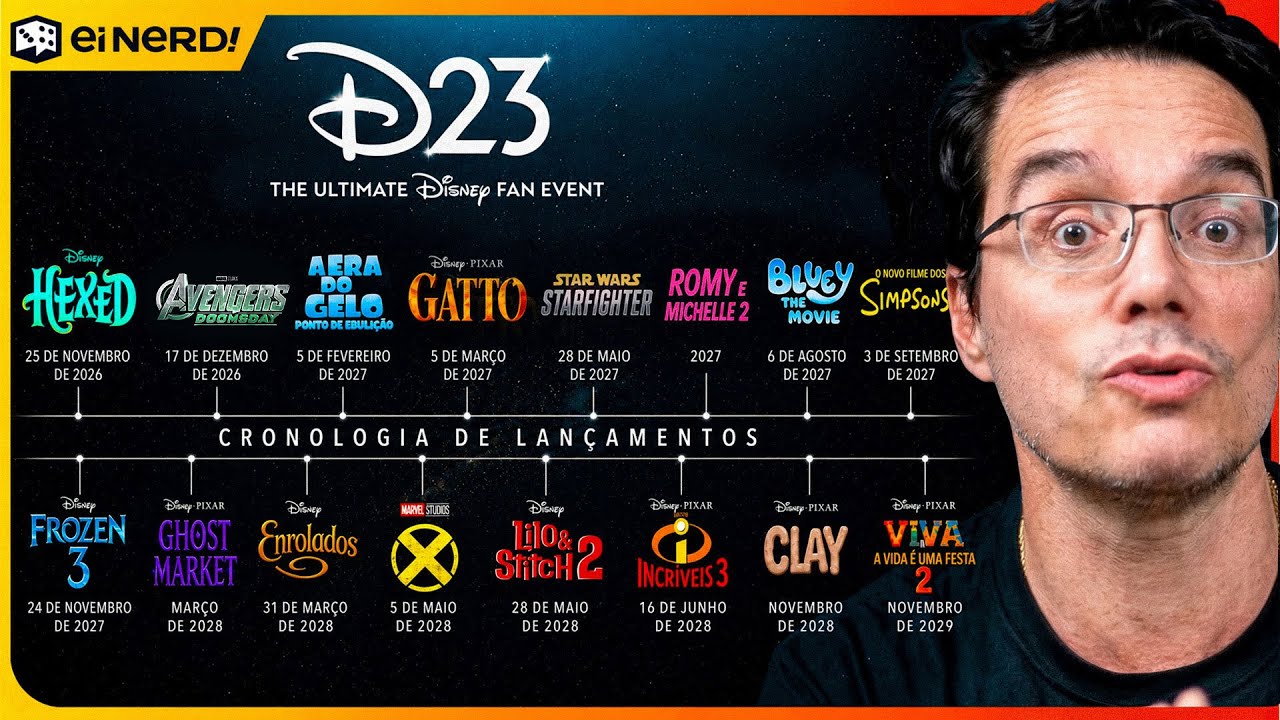 TODOS OS LANÇAMENTOS DA D23 2026